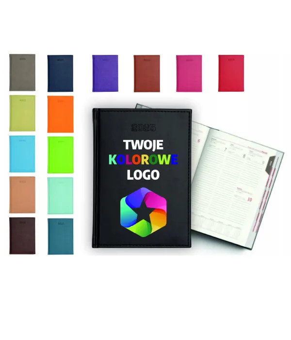 Kalendarz książkowy Notes - 2026 (Czarny)